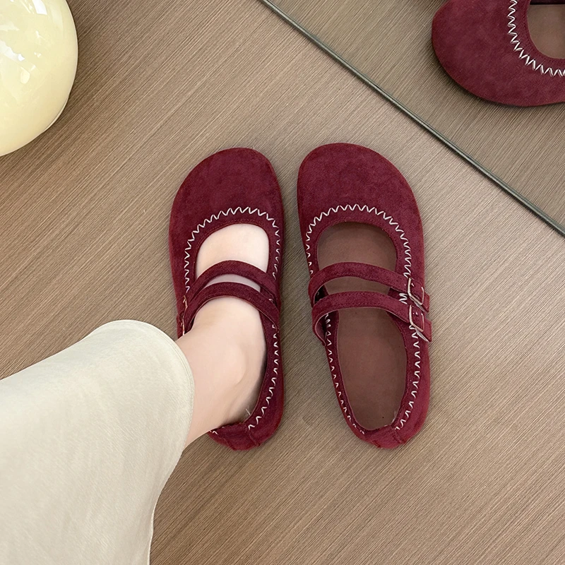 

2025 Retro Autumn New Fashion and Versatile Heightened Women's Casual Single Shoes