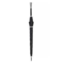 1PC Metal Straight Rod Umbrella for Men with Non-Slip Handle Rainproof Travel Essential Long Handle School And Business Use
