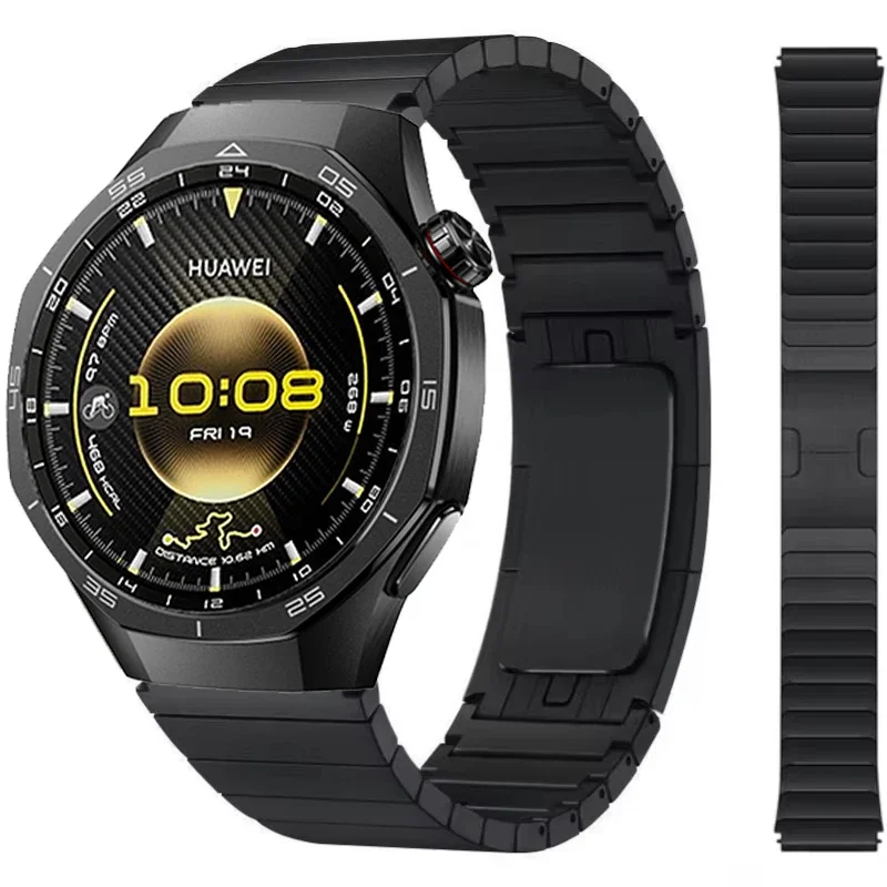 22 mm titanium snelsluiting voor Huawei Watch 5 4 GT6-5-4-3 Pro 46 mm metalen band Garmin Forerunner 970 570 965/Amazfit GTR 4