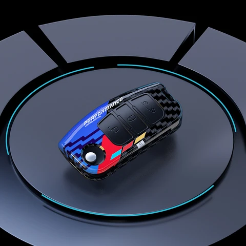 Чехол Для Ключей Ford Focus 2 MK2 Fiesta Mondeo Galaxy Ecosport, Складной, Из АБС-пластика, С Защитой От Изгиба