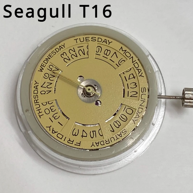 New Tianjin Seagull  T16 Movement 12 Points Weekly Calendar 3 Points Calendar Automatic Double Calendar Mechanical Movement