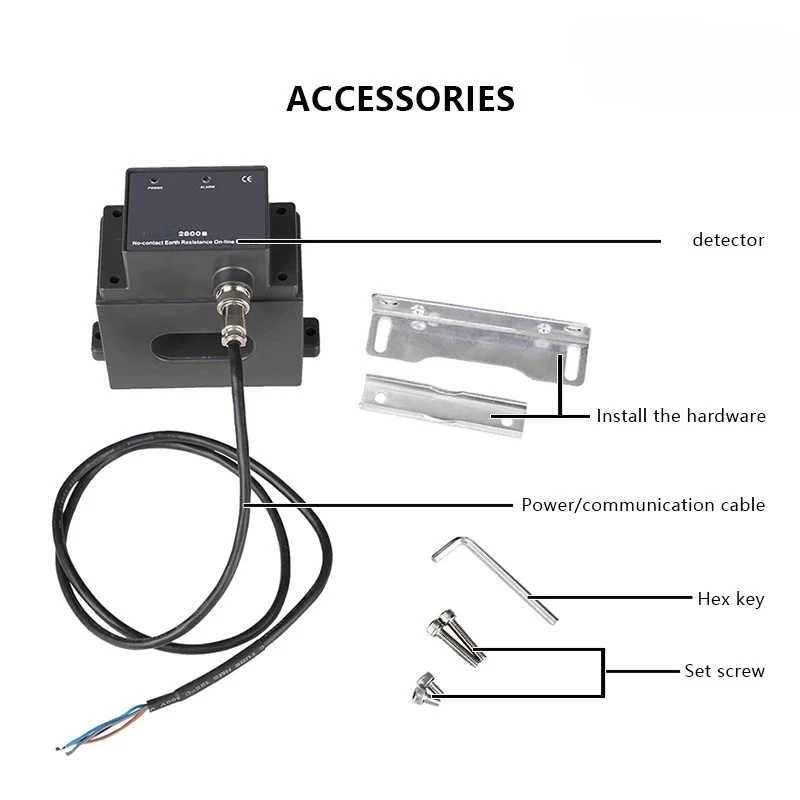 ETCR2800B Non‑Contact On‑Line Ground Resistance Detector, Explosion‑Proof Lightning Protection Type