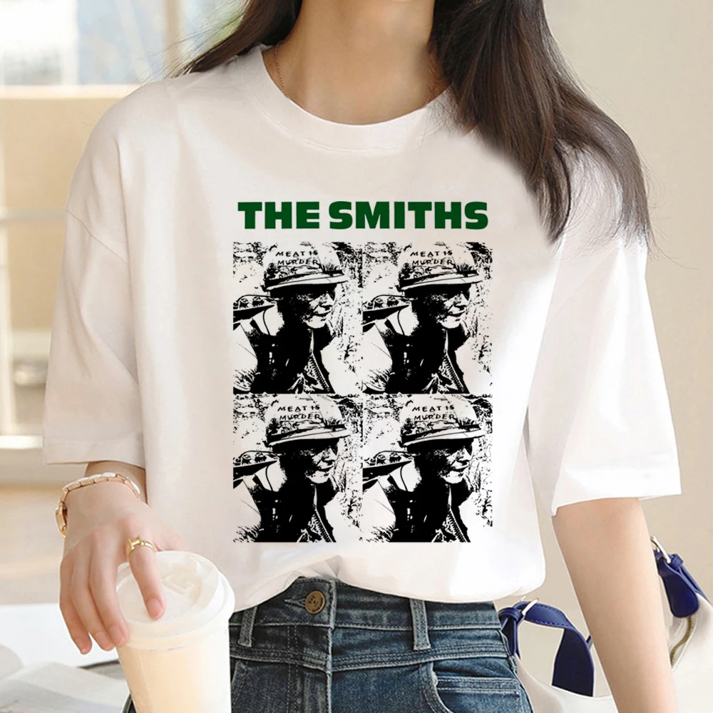 the Smiths t-shirts women Y2K tshirt female designer comic anime clothing
