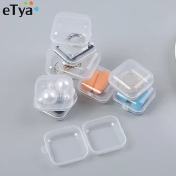 Caja organizadora de joyas para mujeres y niñas, accesorios de viaje, embalaje, Mini Tarjeta de moneda, estuche para damas, 10 piezas por juego