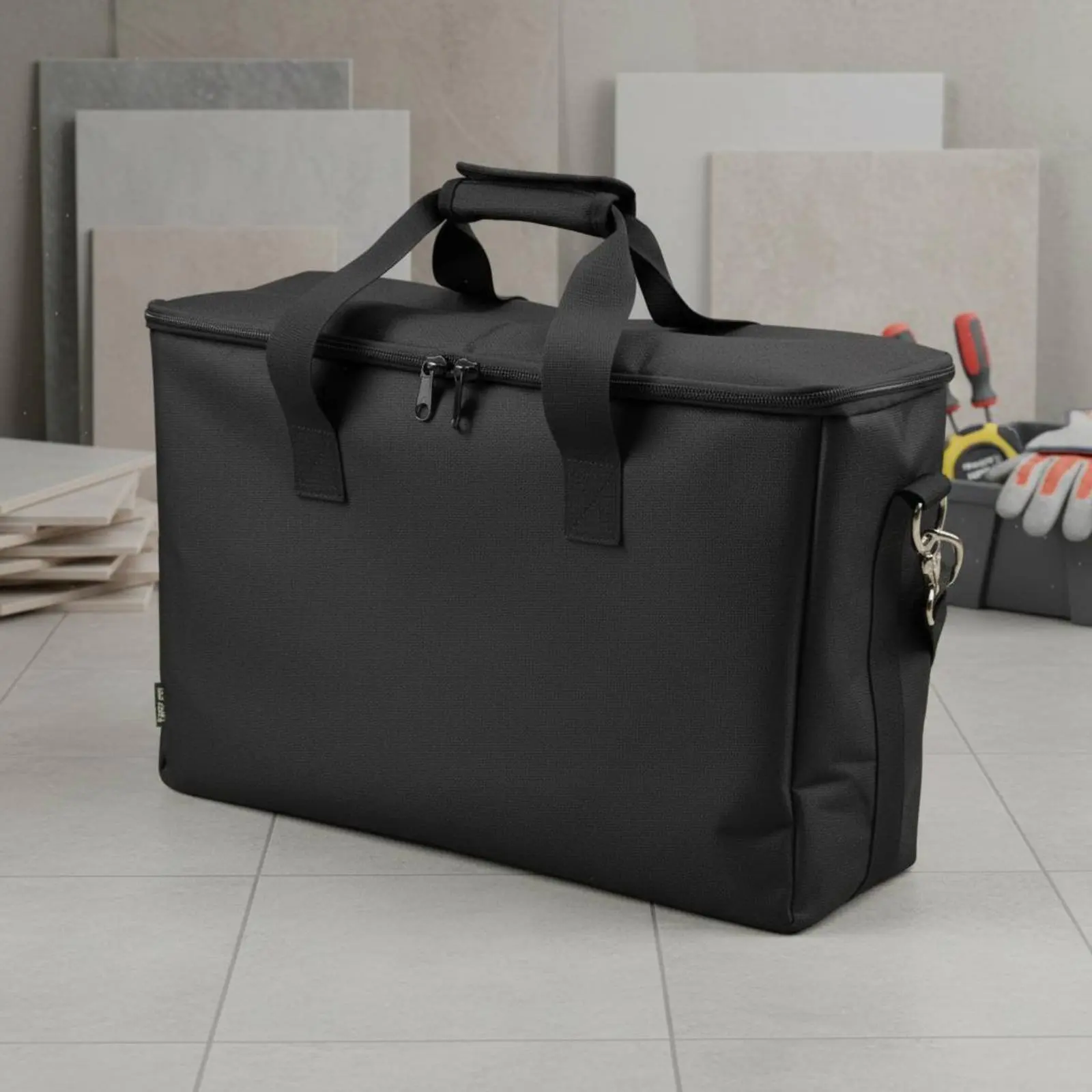 tile-grout-heating-box-bag-shoulder-strap-grout-heater-bag-carry-case-sturdy-oxford-cloth-work-gear-zippered-for-renovation