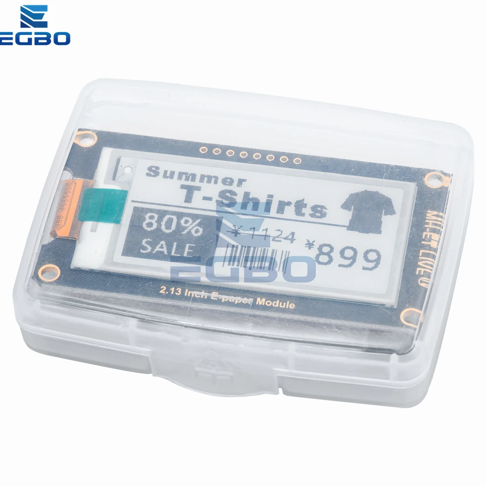 2.13 "2.13 بوصة وحدة Epaper E-الورق E-الحبر EInk شاشة عرض SPI دعم لاردوينو UNO STM32 التوت PI ESP32