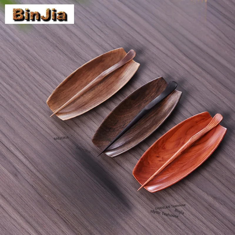 Wooden Tea Scoop Luxury Tea Infuser Spoons Chahe Shovel Household Appreciation Ladle Tea Items Accessories Collection Craft