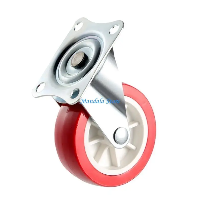 U2JC Metal Casters with 360 Degree Rotating Ability Heavy Duty rotates Wheel Quiet Operate for Home Relocation Office Setups
