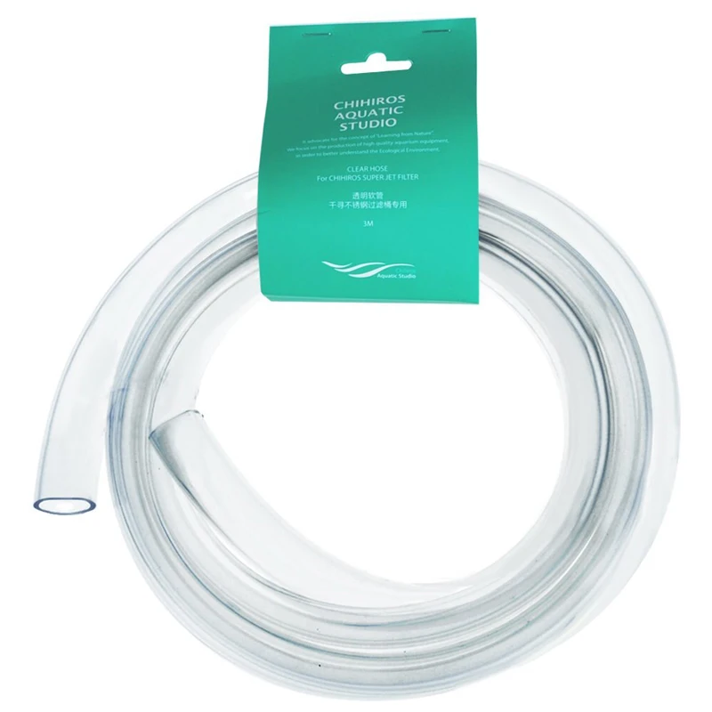 Chihiros Aquarium Water Pipe Clear Tubing 3M Long Inner Diameter 9/12/16mm Clean Transparent Hose Fish Tank Accessories