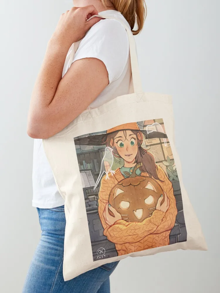 

Pumpkin Season Tote Bag female bag bags woman 2025 shopper bag women canvas Cloth bags