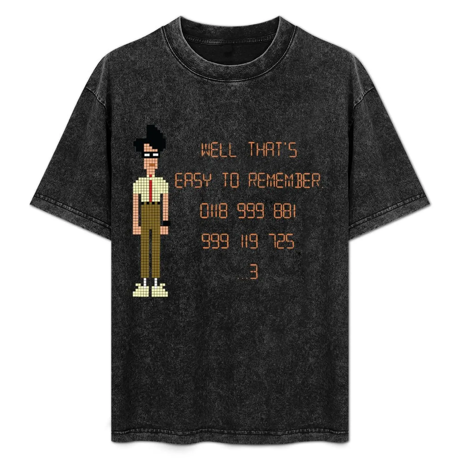 

The IT Crowd – 0118 999 881 999 119 725 …3 T-Shirt Big and Tall Crew Neck Tee