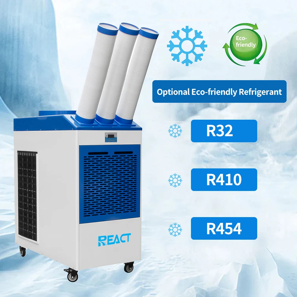 60000BTU Large Spot air Conditioner Portable Industrial air Conditioner Commercial 6Tons AC Portable Air Conditioner