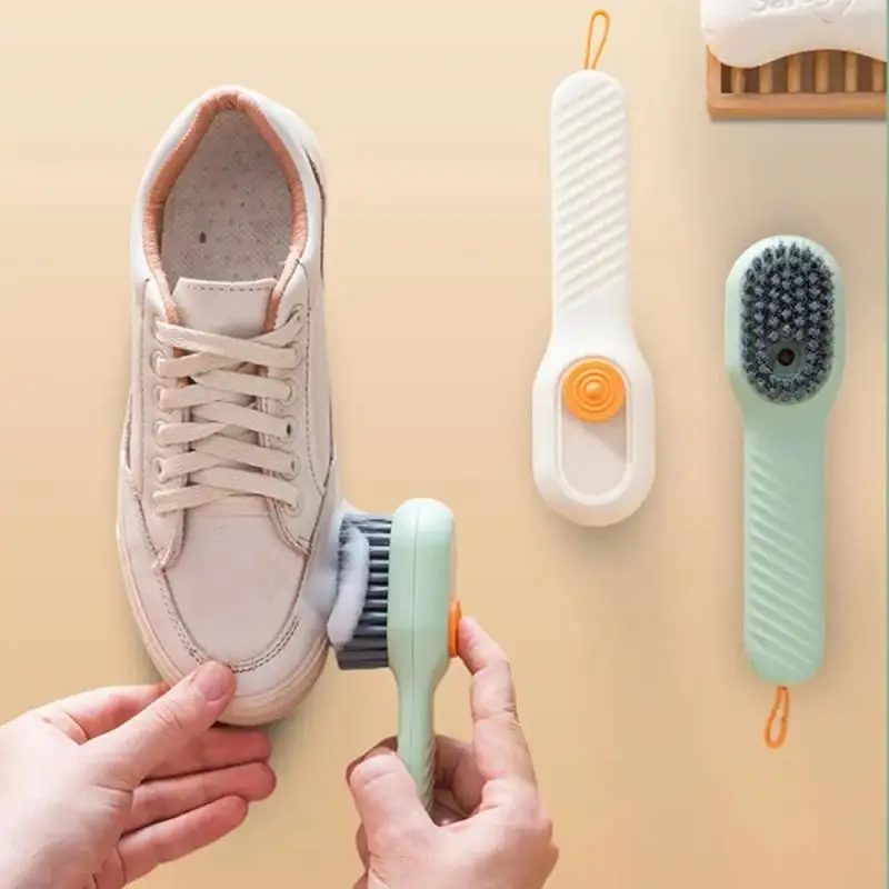 Automatic liquid laundry brush with soap dispenser multifunctional hydraulic cleaning brush, shoe brush, cleaning brush, cleaner