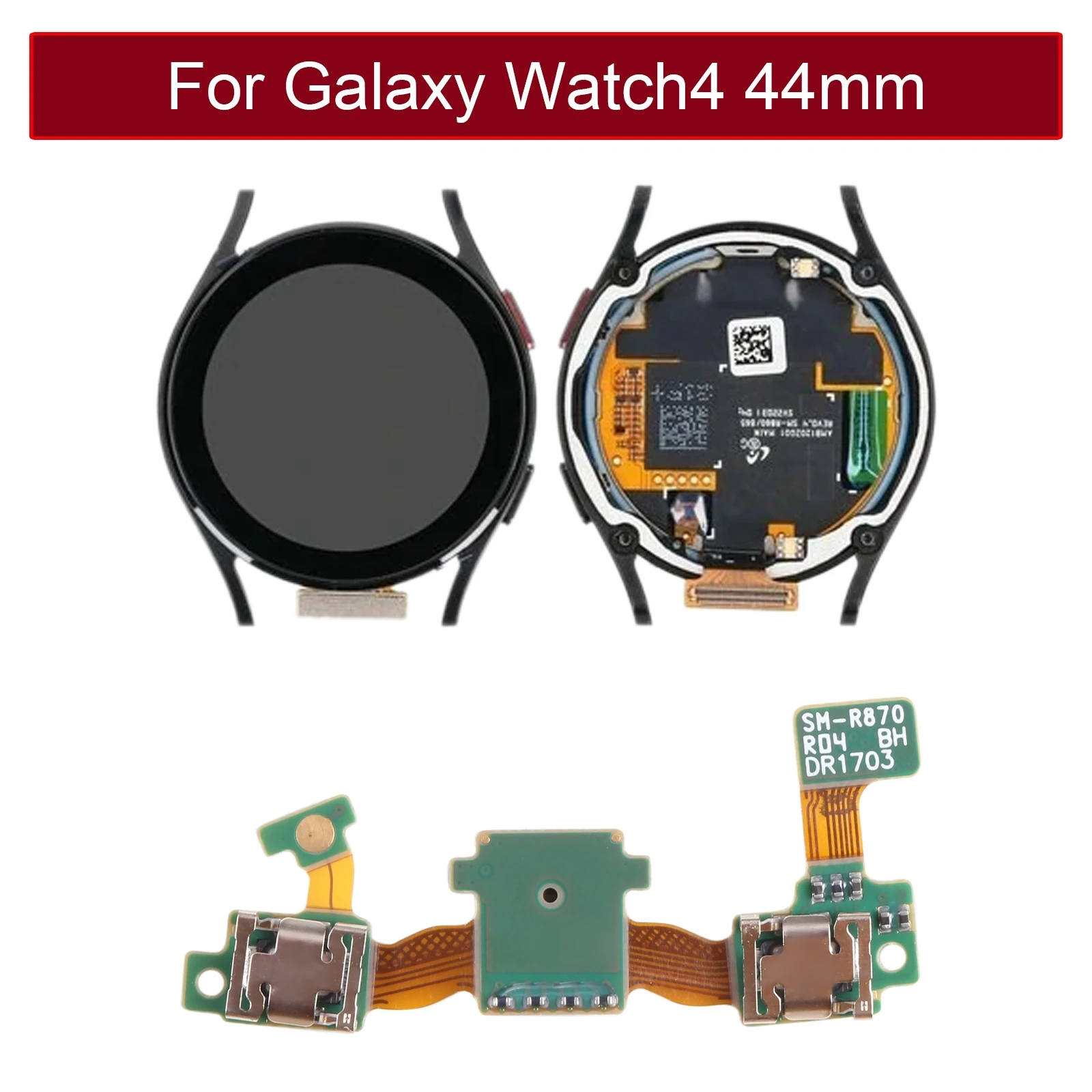 Power + Return + Microphone Flex Cable For Samsung Galaxy Watch4 44mm SM-R870 R875