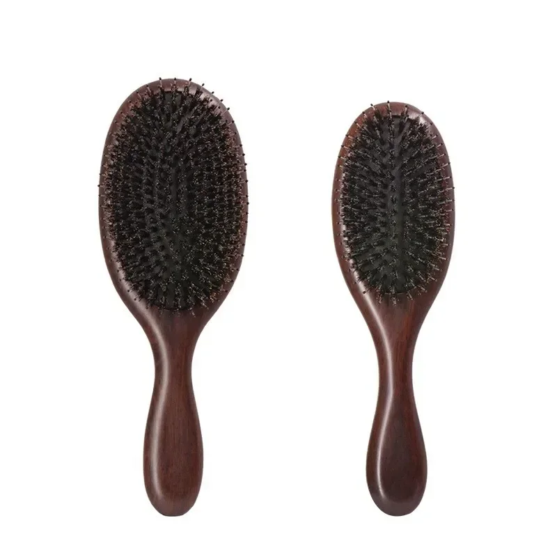 Ebony bristle hair care massage air cushion comb smooth clean high elastic airbag comb stock wholesale