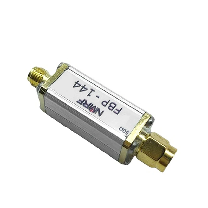144MHz 2M Band Pass Filter Bandpass Filter SMA Interface Bandwidth for RFID Receiver-A12I