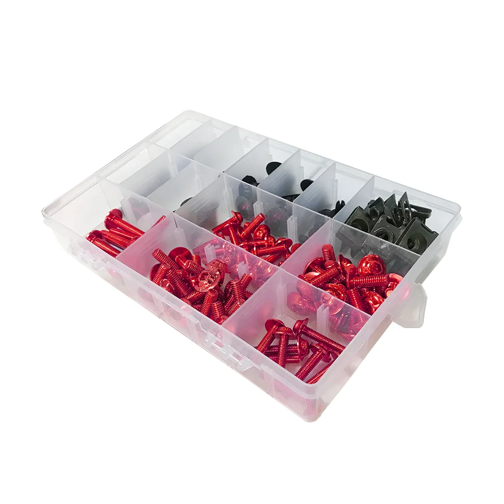 195 قطعة/المجموعة كامل هدية بولت كيت هيكل السيارة مسامير لهوندا CBR600RR CBR900RR CBR929RR CBR1000RR CBR 600RR 900RR 1000RR F2 F3 F4i