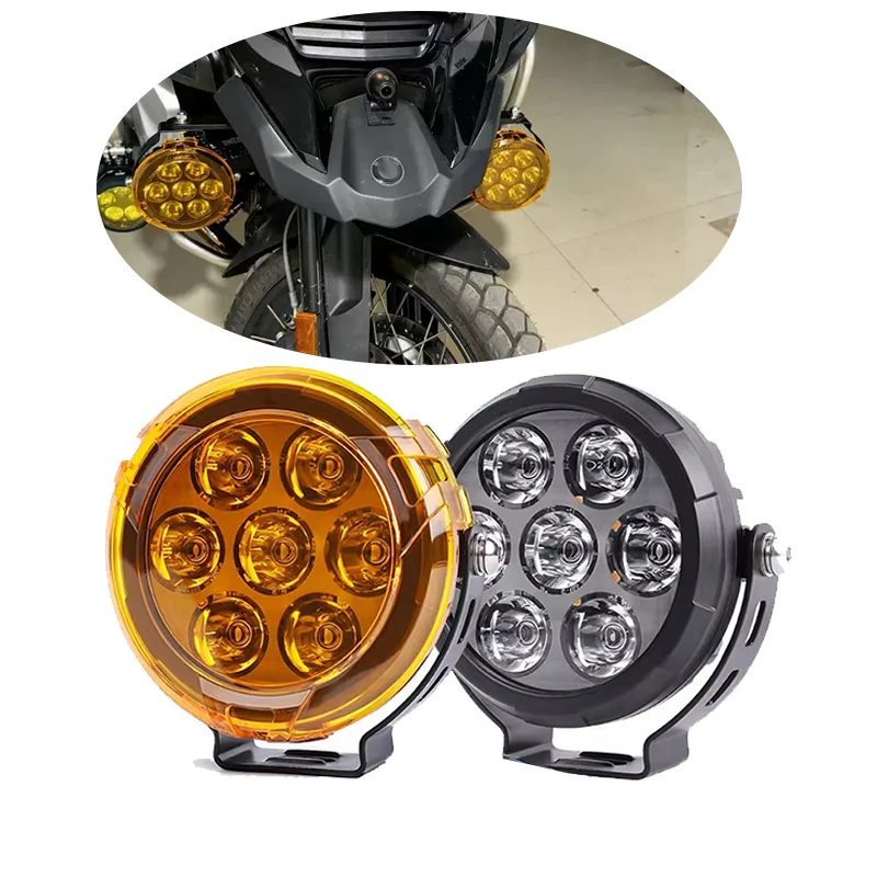 4.5 Inch Round Work Light For Jeep Wrangler Truck Offroad SUV ATV UTV Motorcycle LED Spotlight Foglights For BMW R1200GS ADV