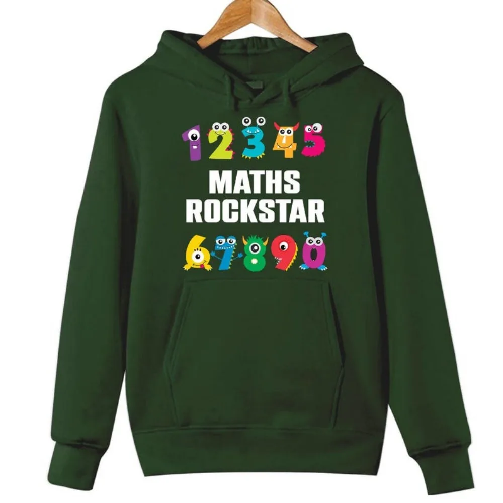 Desain Bertema Hari Angka untuk Hadiah Edukasi Hari Literasi Nasional Remaja Dewasa Pecinta Matematika Pullover Drop Shoulder Tracksuit