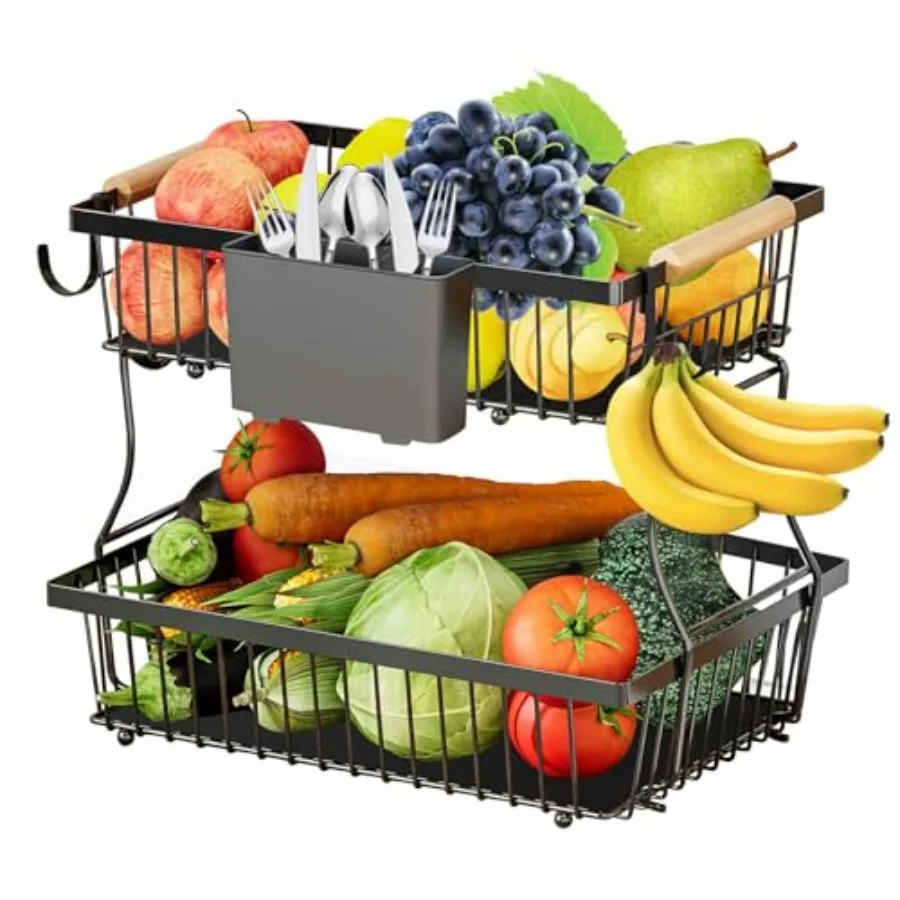 2 Tier Fruit Basket… - image