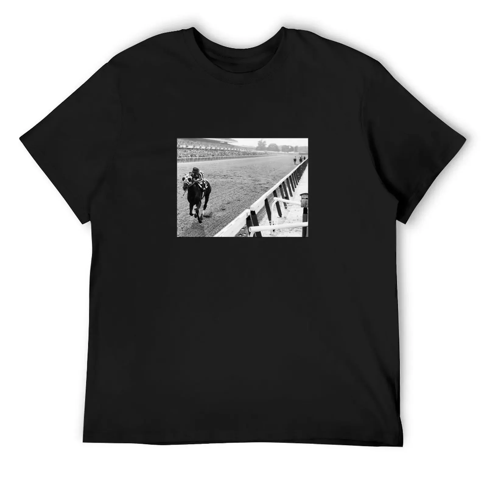 

Secretariat Wins At Belmont Great American Horses T-Shirt plus size tops Clothing blanks compression shirt men
