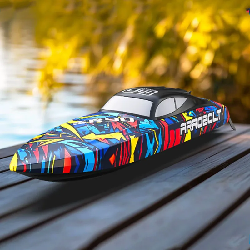 Remote Control High-speed Brushless Speedboat Water-cooled Electric Racing Boat Model Toy Gift Finished Boat Model RC Yacht