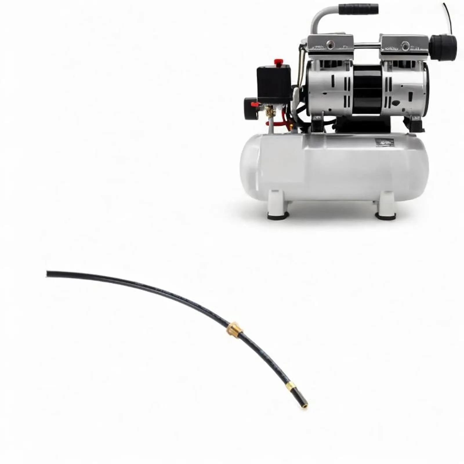 Air Compressor Unloader Tube Kit with Ferrule Sleeve Thread Replacement Accessory for Workshop Compressors