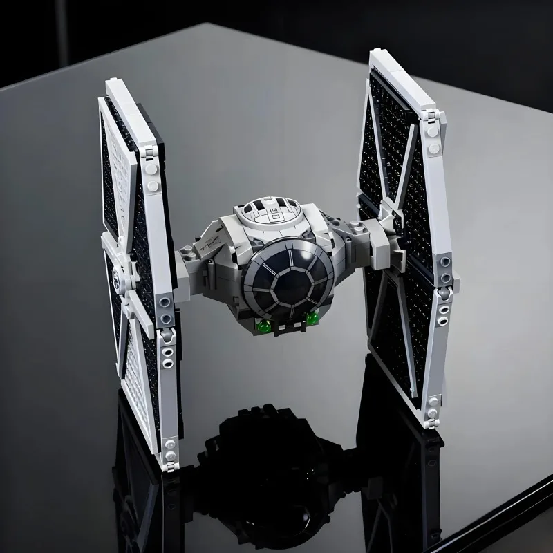 Militärisches Schlachtschiff Galaxie-Raumjäger Raumschiff Flugzeuge Battle-Stars-Schiff Figuren Modellbausatz Bausteine Spielzeug Geschenk