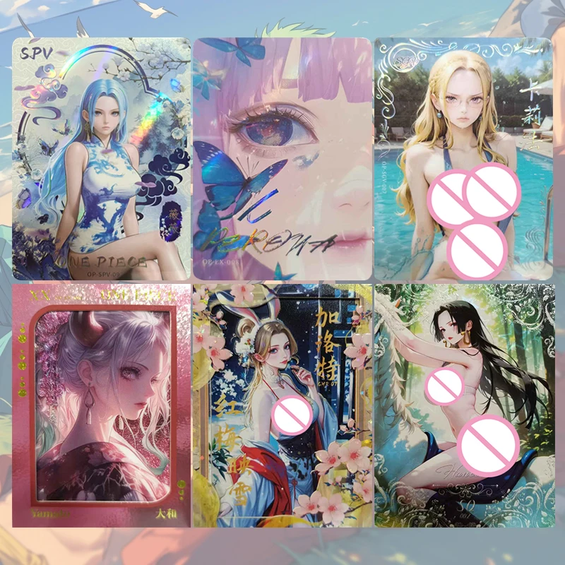 

Аниме One Piece SPV EX SQ карты Boa Hancock Nico Robin Nami Yamato Коллекционные карты Рождественские подарки на день рождения Детские игрушки