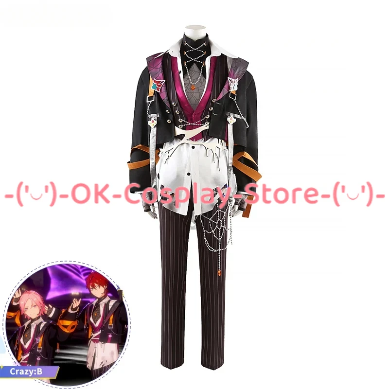 

Game Ensemble Stars Helter-Spider CrazyB Oukawa Kohaku Cosplay Costume Anime Clothing Halloween Party Suits Custom Made