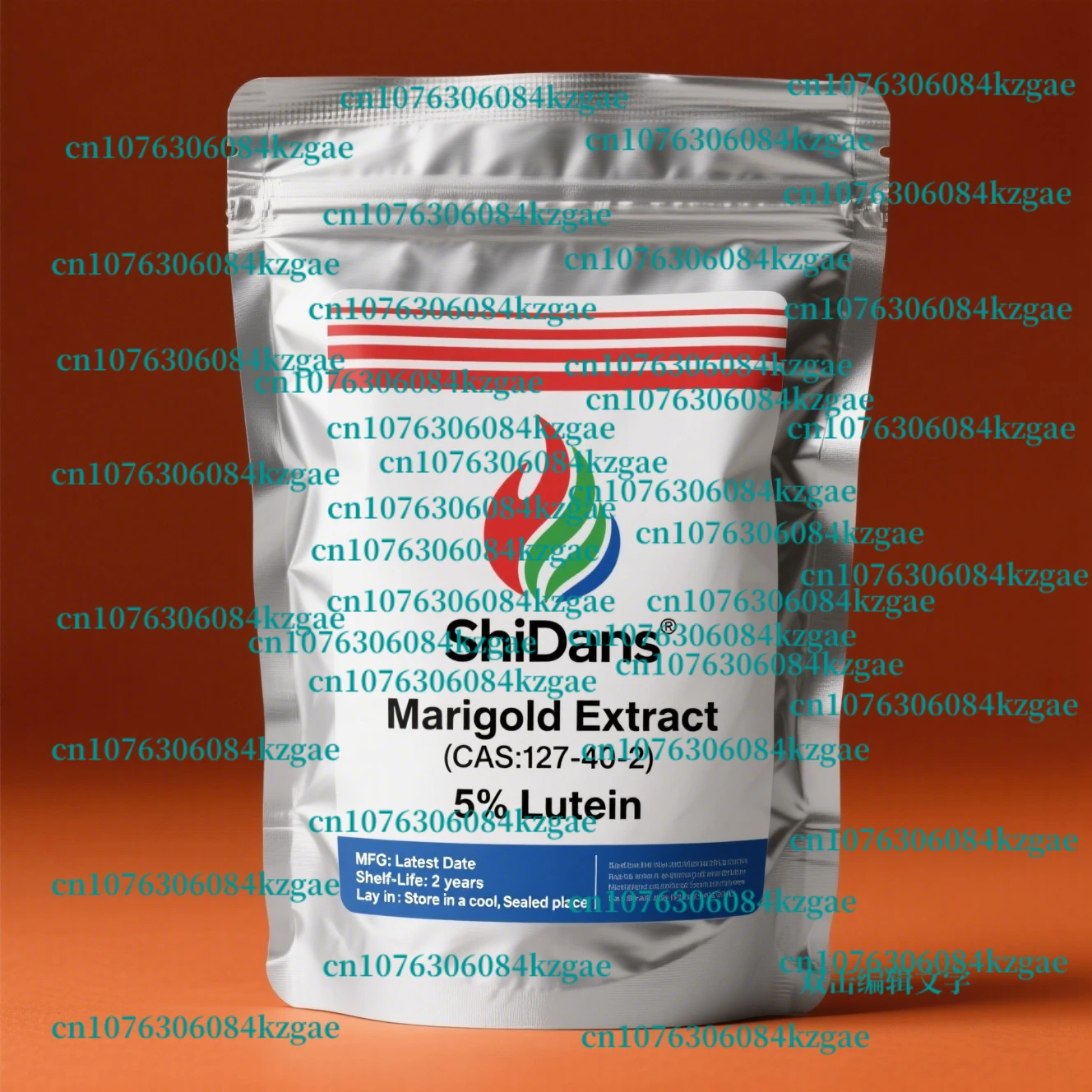 Paquete de proporción de extracto de caléndula personalizado, embalaje a granel, bolsa de papel de aluminio