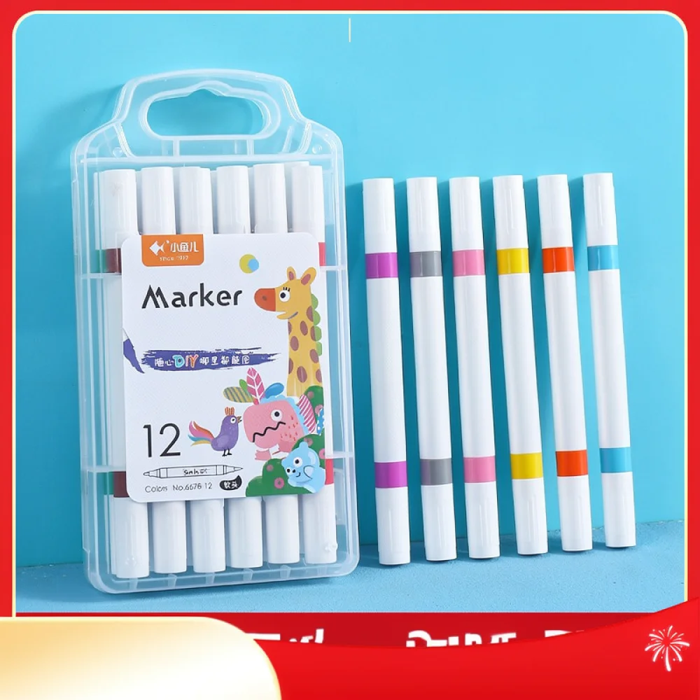 Dual Head Acrylic Marker Pens For For Xiaoyuer Art Paint Set Stationery For Sketching Coloring Scrapbooking Creative Crafts