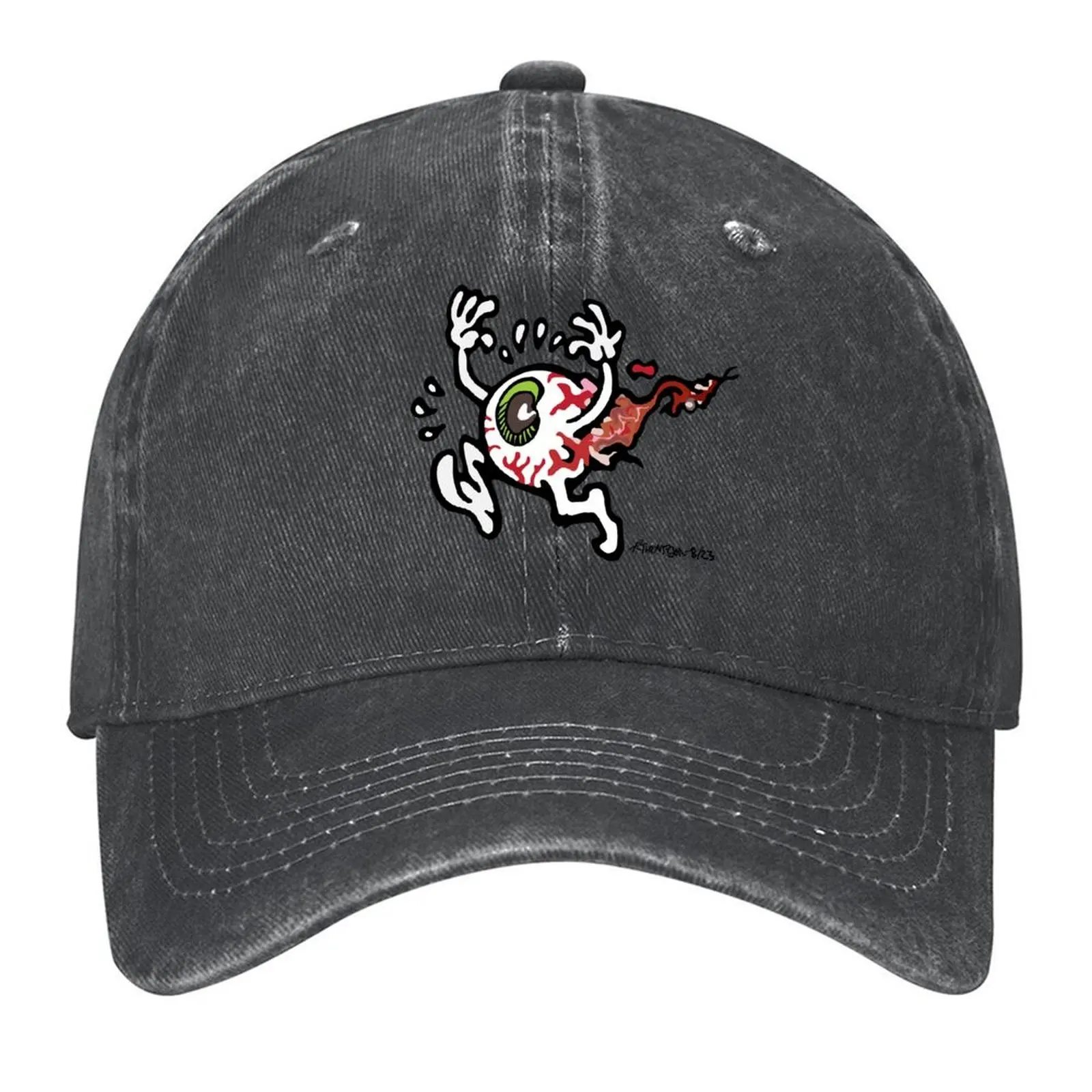 

Eyeball Running Scared from Two Dead Boys Baseball Cap custom caps Gentleman Hat beach hat Unique hats Mens Women's