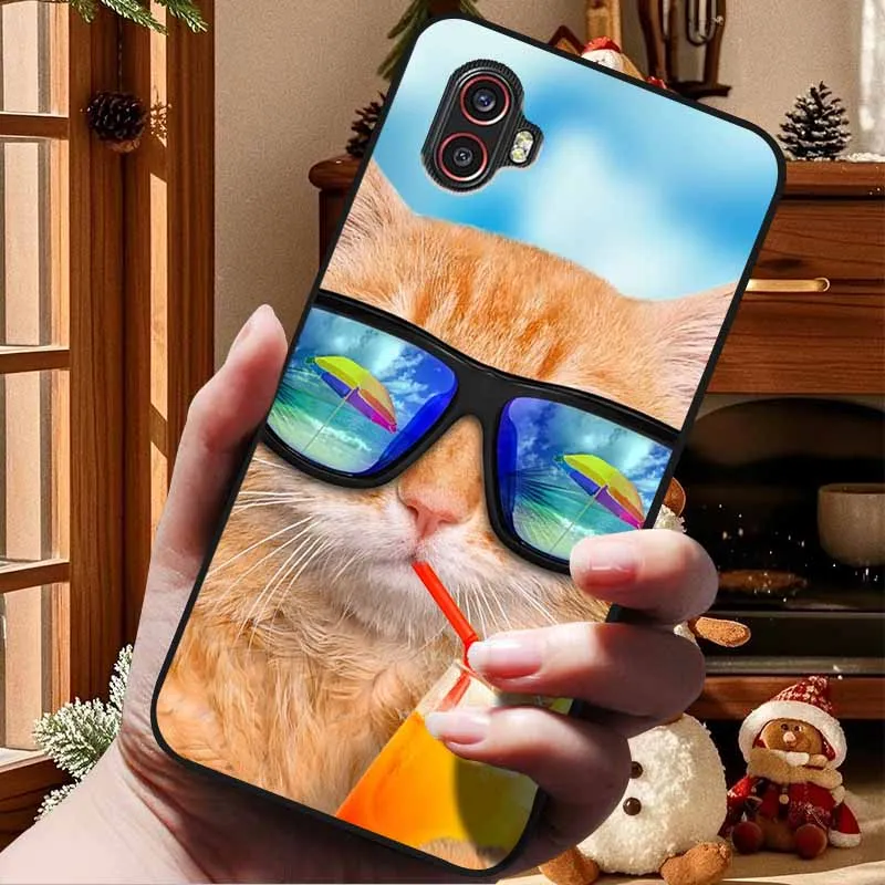 For Samsung Galaxy Xcover 6 Pro Case Fashion Silicone Back Cover Phone Case For Samsung Xcover 6 Pro Fundas Xcover6 Pro Coque