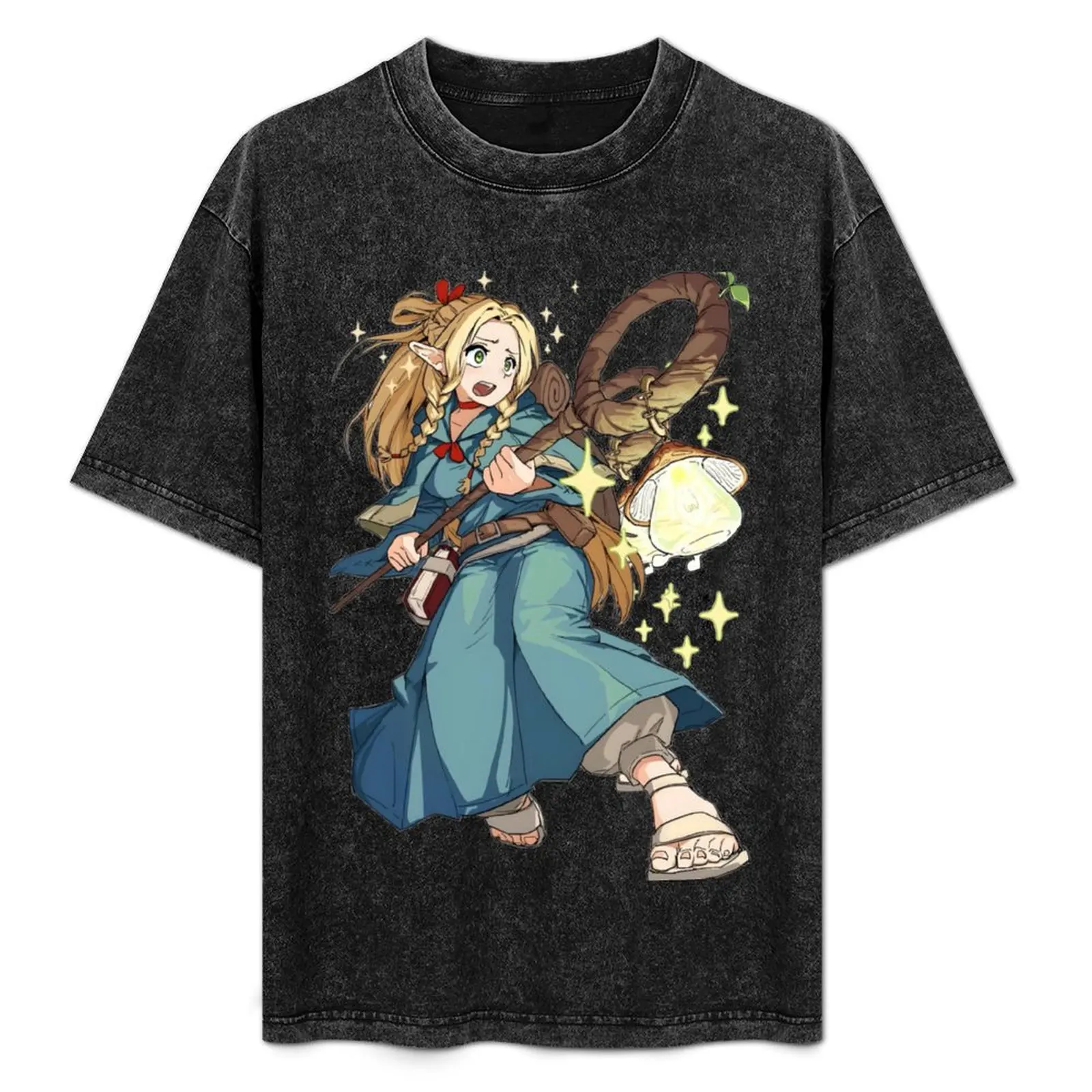 Dungeon Meshi Senshi T-Shirt oversizeds sublime men workout shirt