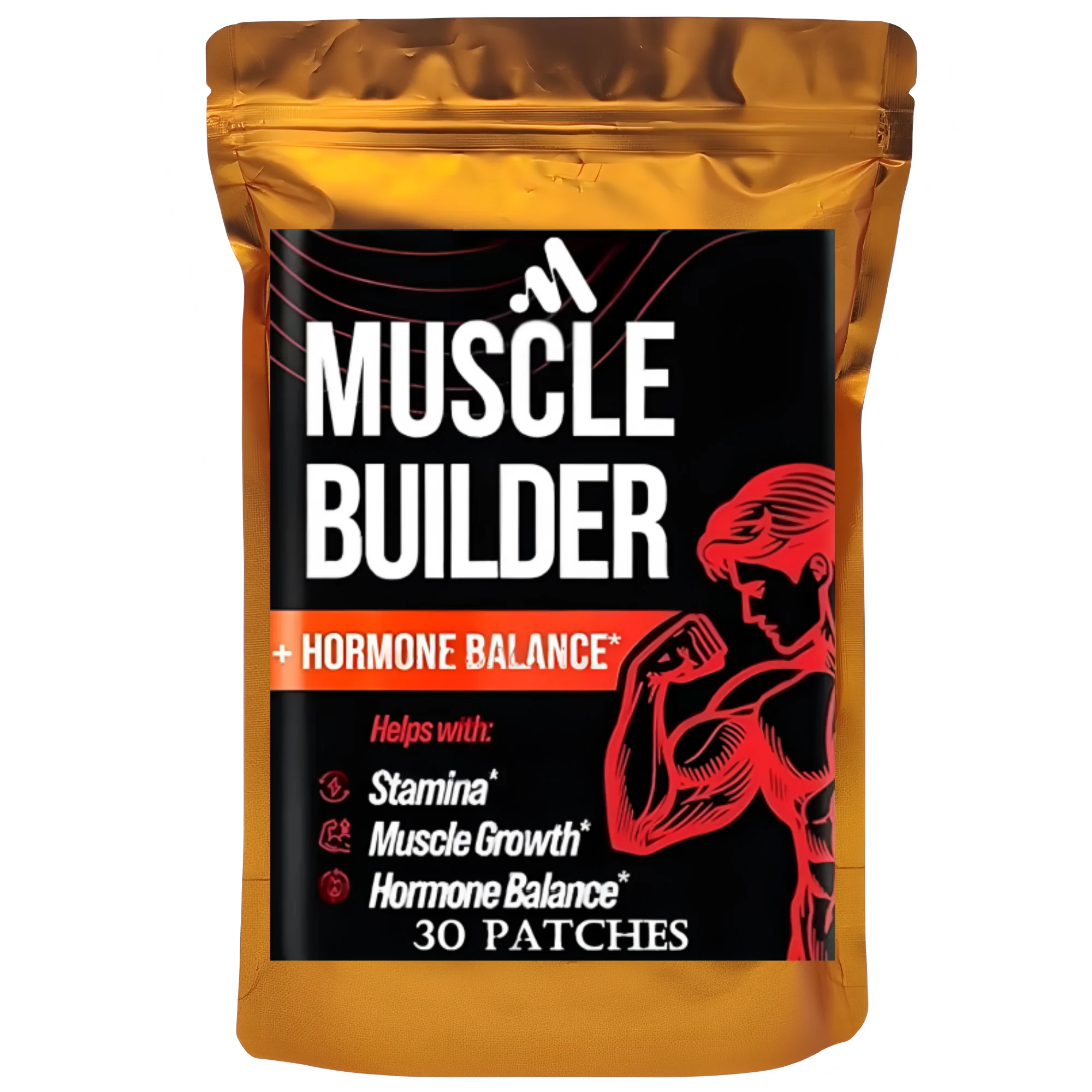 منشئ العضلات للرجال التصحيح عبر الجلد التستوستيرون الداعم الستيرويدات الهوائية جرعة عالية 30 رقعة