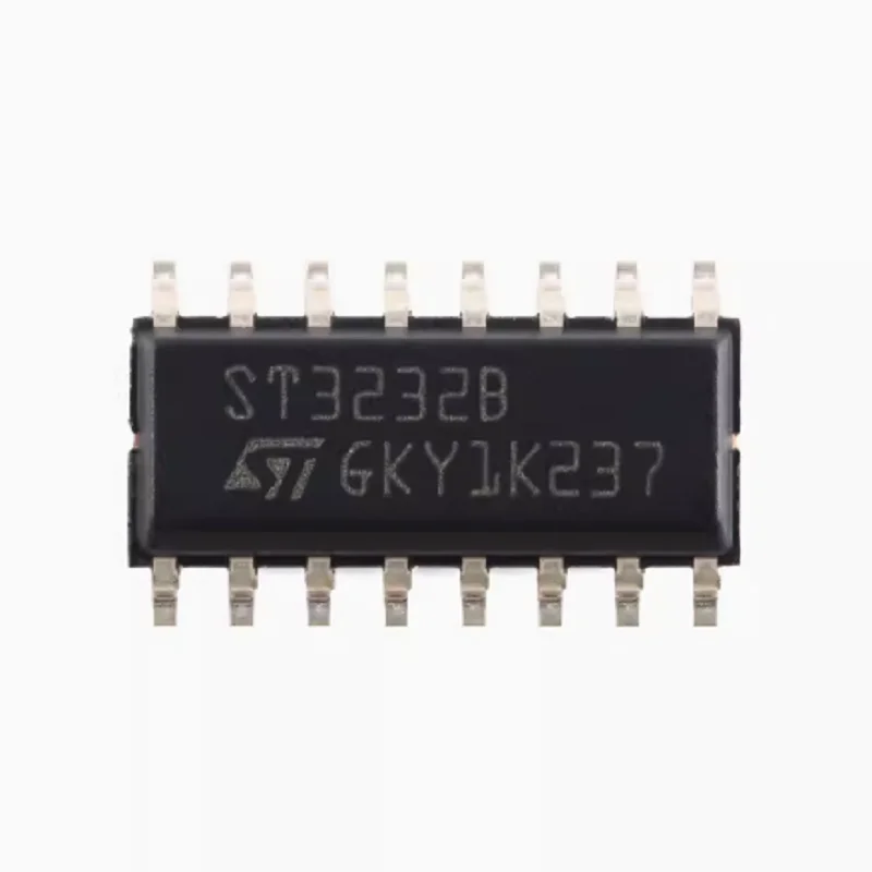 

10pcs/Lot ST3232BDR SOP-16 ST3232B RS-232 Interface IC Lo Power 2Drvr/2Rcvr Operating Temperature:- 40 C-+ 85 C