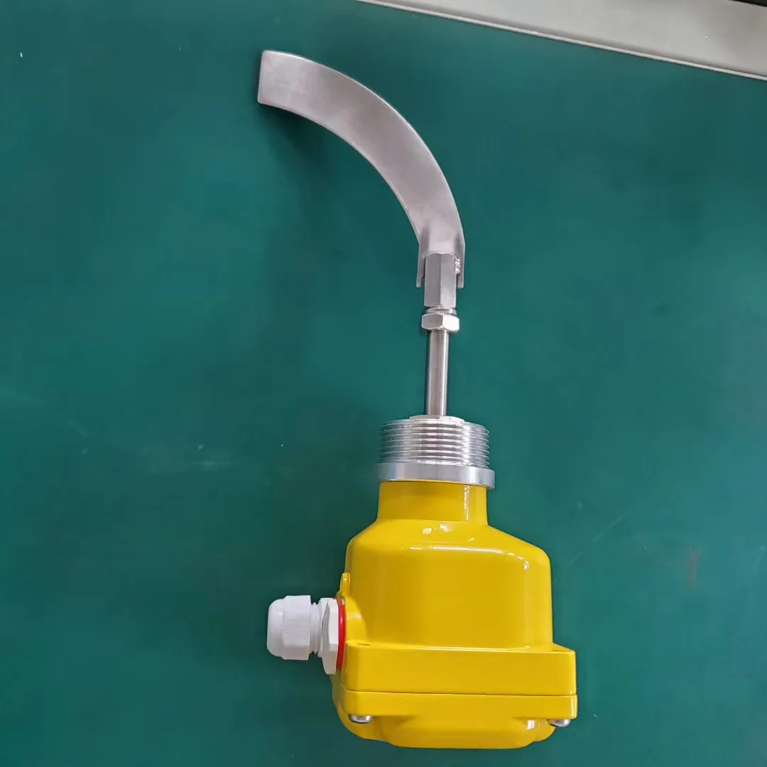 Factory Source Compact Size Small Dimension  Powder Solid Detect Sensor Rotating Blade Rotary Paddle Level Switch Rotary Vanes
