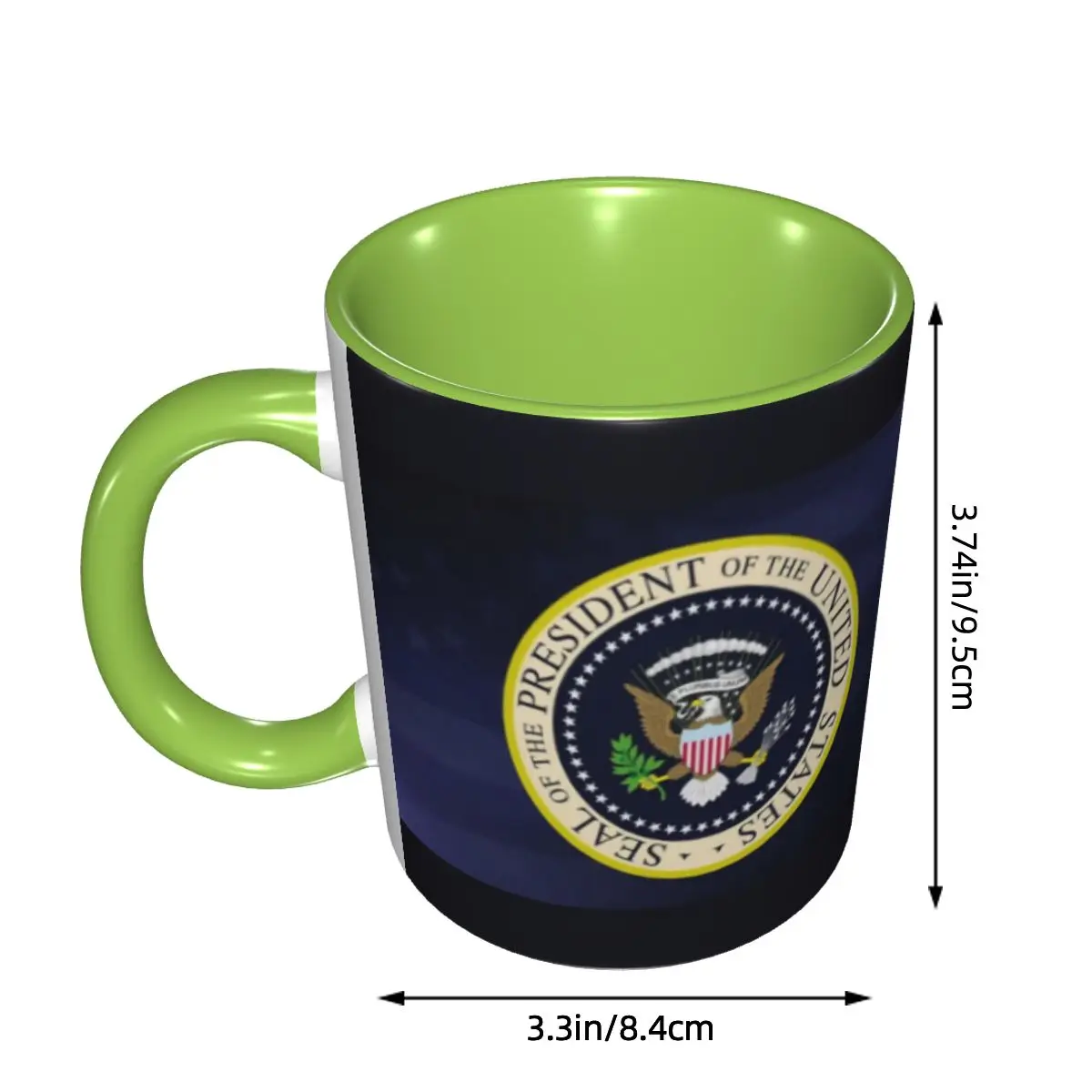 Seal Of The President Of The United States Mug Funny Ceramic Coffee Cups Tea Mugs Milk Cup Drinkware Gift for Friends DIY Custom