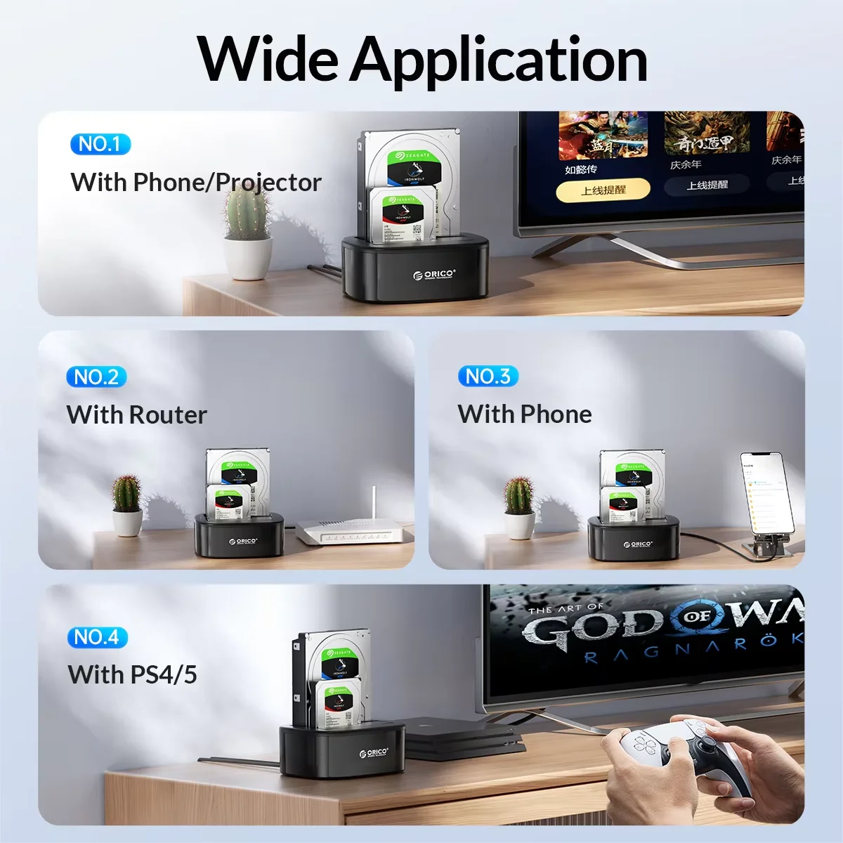 Orico baía dupla hdd docking station com clone offline sata para usb 3.0 hdd clone docking station para 2.5/3.5 enclosure ssd hdd gabinete