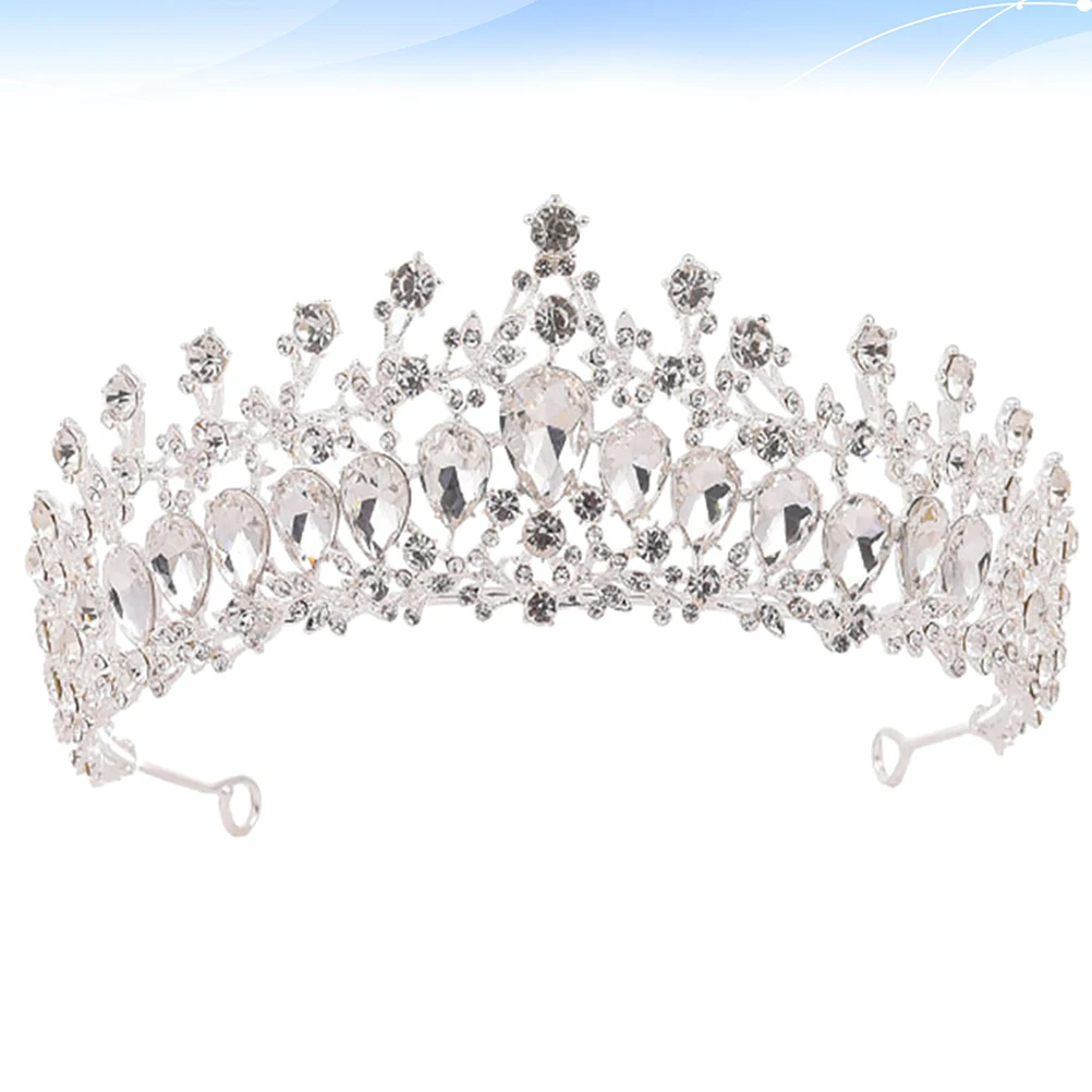 

Корона со стразами, аксессуар для волос Hochzeit Tiara Brautkron Haarschmuck Bride Be Krone Diadem Boho