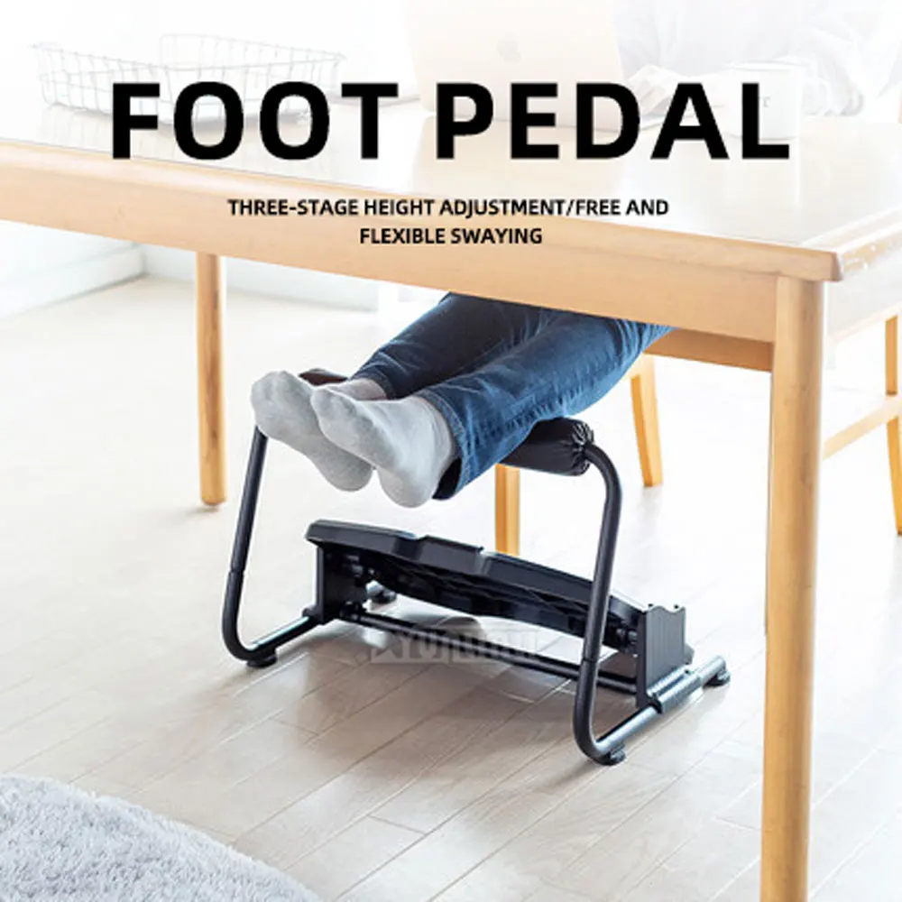 Office Footrest: A Must-Have Under-Desk Accessory to Prevent Crossing Your Legs; Footrest for Desks, Chairs, and Sofas