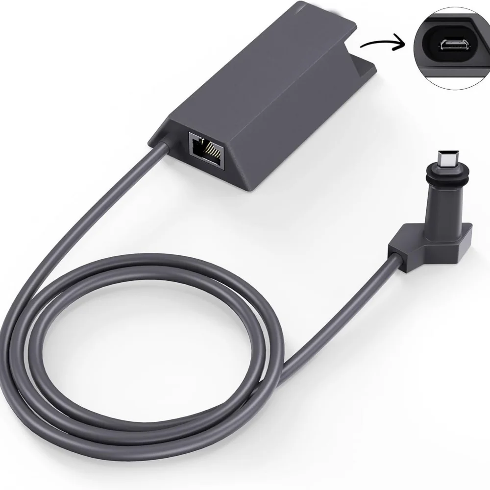 Ethernet Adapter V2 GEN2 Powerline Kit Wired External Network Satellite Internet Accessory Compatible with Starlink Dish Antenna