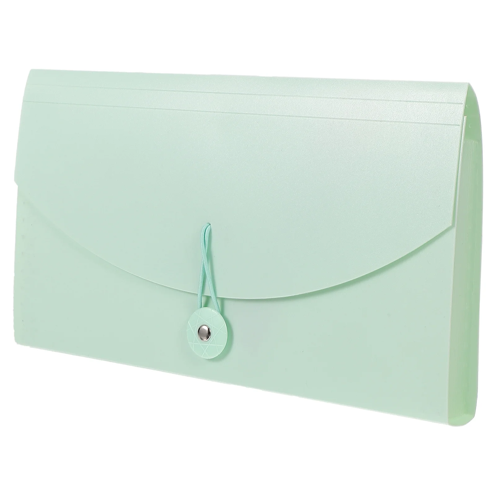 

Wallet Receipt Storage Bag Small Accordion File Organizer Folder Bill Paper Blue Office