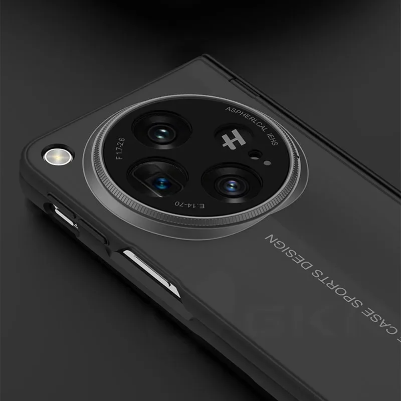 GKK Magnetic Hinge Armor Blade Case For Oneplus Open Case With Outer Screen Glass Anti-knock Matte Cover For Oppo Find N3 Funda