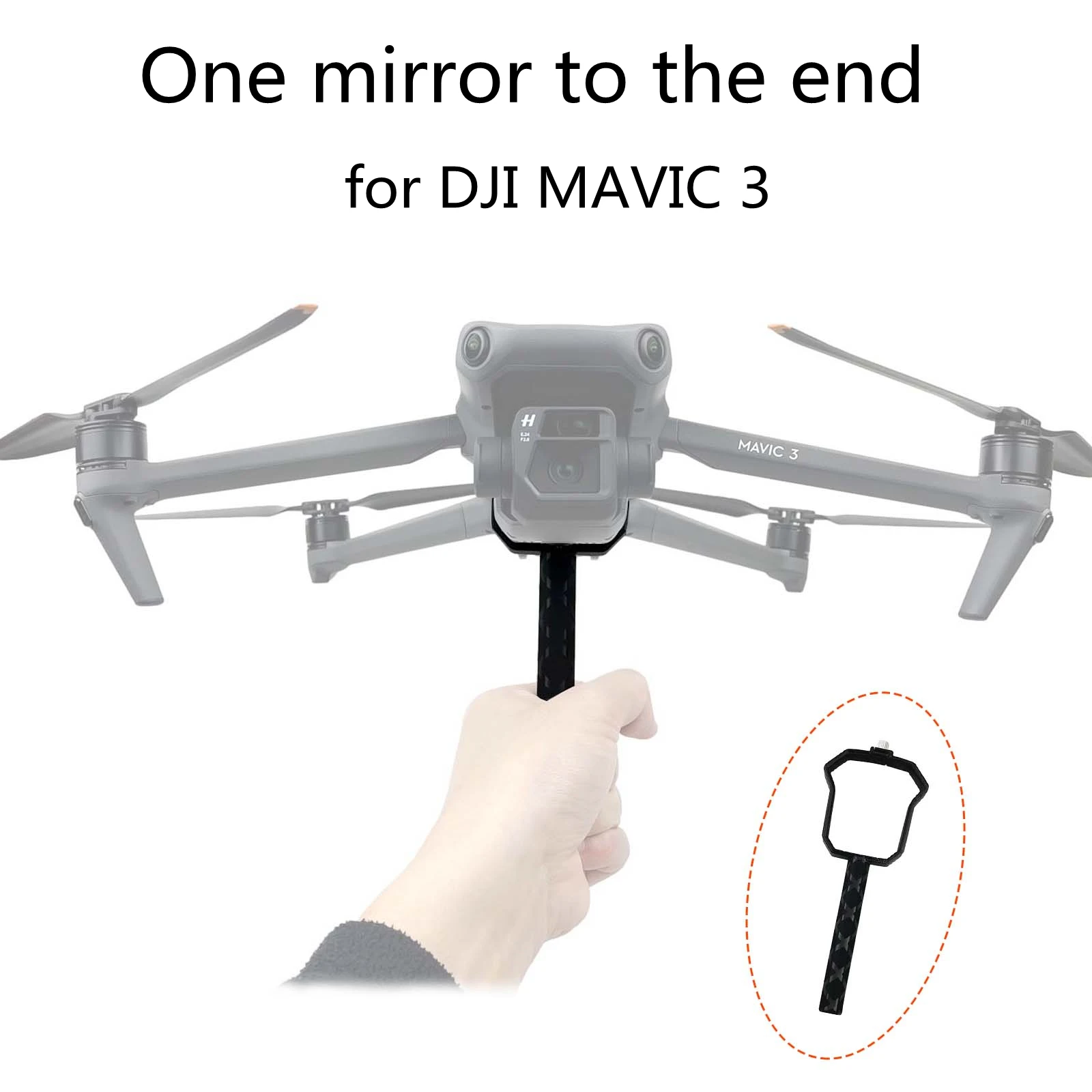 

Suitable for DJI MAVIC 3 hand-connected landing gear to take off a mirror to the end, long lens shooting bracket