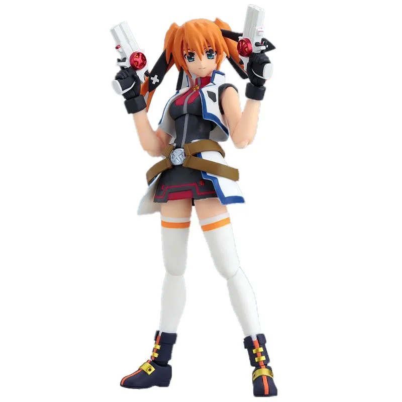 In Stock Original Max Factory Figma 073 Teana Lanster Magical Girl Lyrical Nanoha StrikerS 13cm Model Animation Character Action