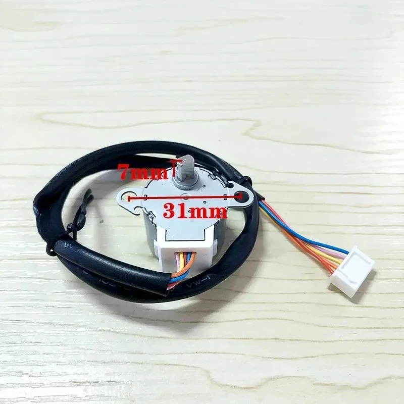 2pcs For  air conditioner swing leaf wind sweep stepping air guide motor 24BYJ48 synchronous motor 11230002000058
