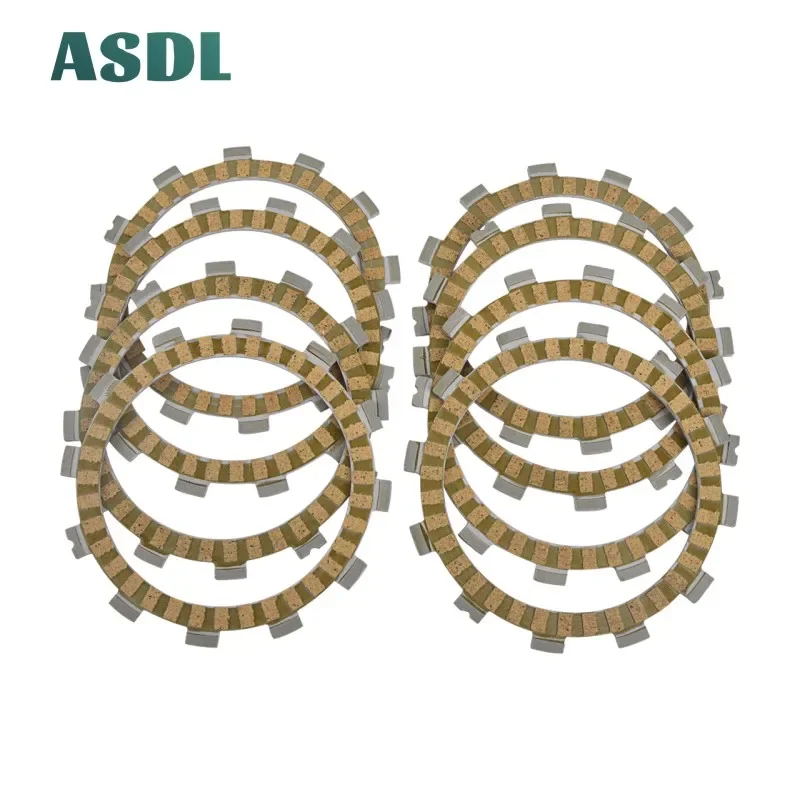 Motorcycle Engine Parts Clutch Friction Plates Kit For Suzuki TS 200 GSX 250 GS25X GSX 250 E,ES RM 125 LT-F250 GSF 400 Bandit #d