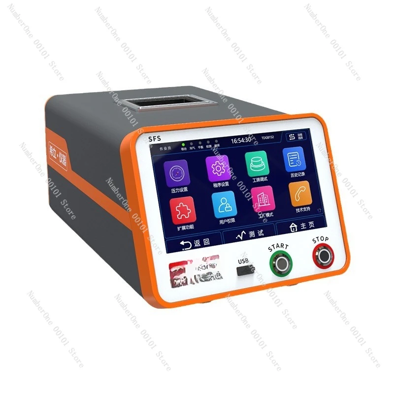 Charging gun airtightness detector, new energy product airtightness testing equipment, application on the production line